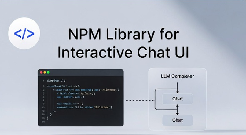 Interactive Chat UI Library (NPM)